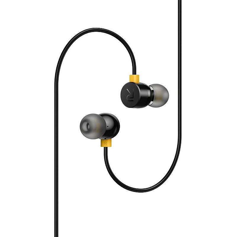 Realme RMA101 Wired in Ear Earphones with Mic Black