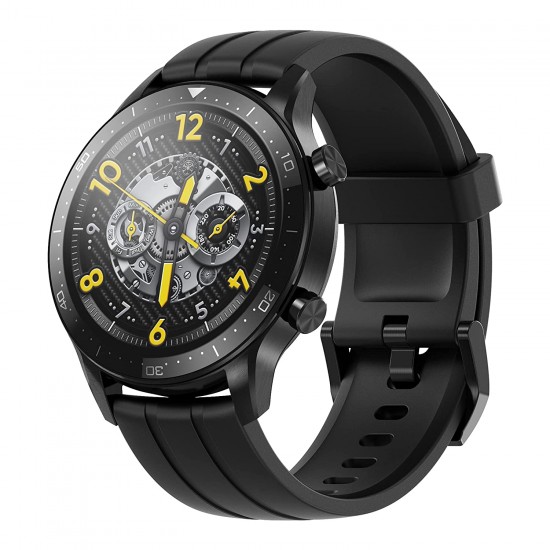 realme Smart Watch S Pro with 3.53 cm 1.39 AMOLED Touchscreen 14 Days Battery Life SpO2 Heart Rate Monitoring, 5ATM Water Resistance