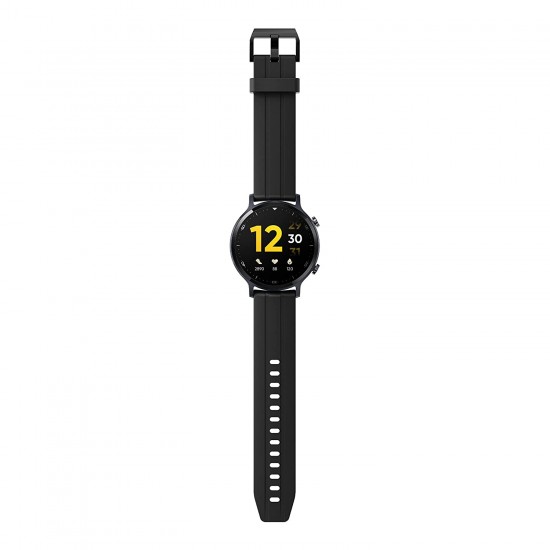 realme Smart Watch S with 1.3 inch 3.3 cm TFT-LCD Touchscreen 15 Days Battery Life SpO2  Heart Rate Monitoring Black