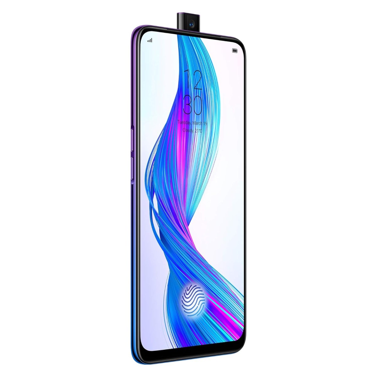 realme X (Space Blue, 4GB RAM, 128GB Storage) (refurbished)