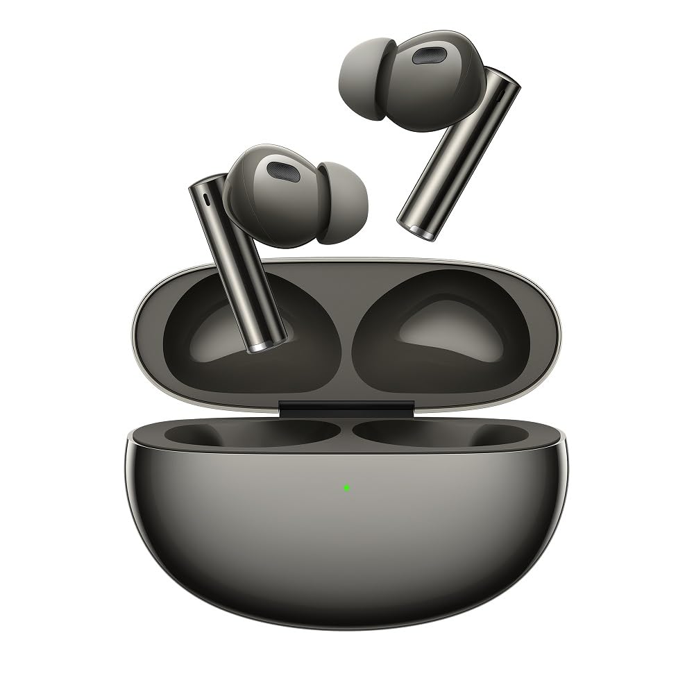 realme in Ear Wireless Buds Air 6 Pro with Dual Drivers(11Mm+6Mmtweeter),40 Hrs Play Time,50 Db ANC,Lhdc 5.0,55Ms Low Latency,360° Spatial Audio,Ip55 Dust&Water Resistant,Bt V5.3,Titanium Twilight