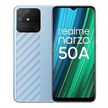 realme narzo 50A (Oxygen Blue , 4GB RAM + 128 GB Storage) Helio G85 Processor 