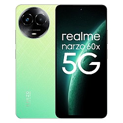 realme narzo 60X 5G (4GB, 128GB Storage) Up to 2TB External Memory | 50 MP AI Primary Camera | Segments only 33W Supervooc Charge (refurbished)