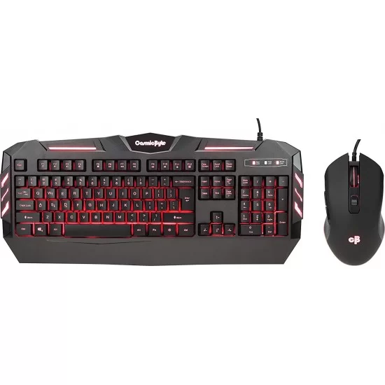 Cosmic Byte Dark Matter Gaming Keyboard and Mouse Combo Black