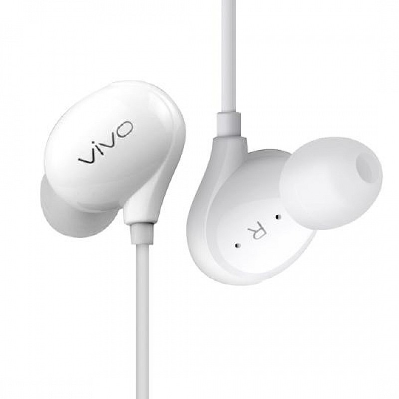 vivo high bass XE710 Earphone Wired Headset White