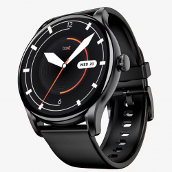 boAt Lunar Connect Ace with 1.43 AMOLED Display, BT Calling, 100 Sports Mode IP68 Smartwatch Black Strap Free Size