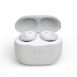 JBL Tune 120 Bluetooth Truly Wireless in Ear Earbuds with Mic (White)