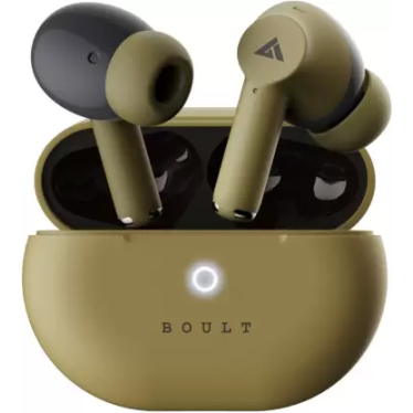 Boult W40 with Quad Mic ENC, 48H Battery Life, Low Latency Gaming (Khaki Green, True Wireless) Boult W40 with Quad Mic ENC, 48H Battery Life, Low Latency Gaming (Khaki Green, True Wireless)