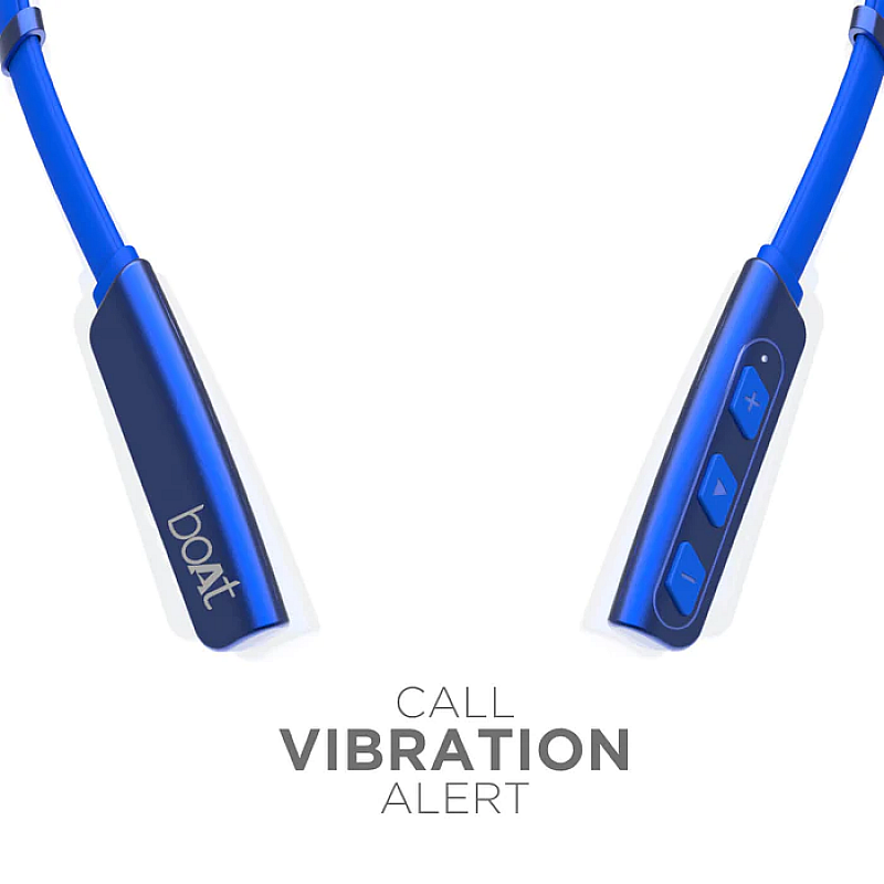 boAt Rockerz 238 Bluetooth neckband headset  (Blue, In the Ear)