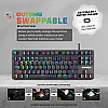 Cosmic Byte CB-GK-18 Firefly RGB Ten-Keyless Keyboard with Outemu Red Switch Black