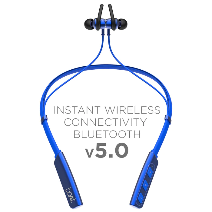 boAt Rockerz 238 Bluetooth neckband headset (Blue, In the Ear) boAt Rockerz 238 Bluetooth neckband headset (Blue, In the Ear)