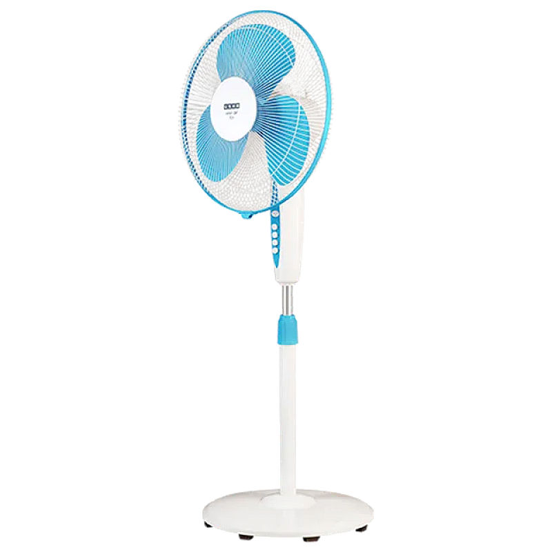 USHA Mist Air Flo 400mm Pedestal Fan (Light Blue), Standard, (13102MAF4022) Pack of 1