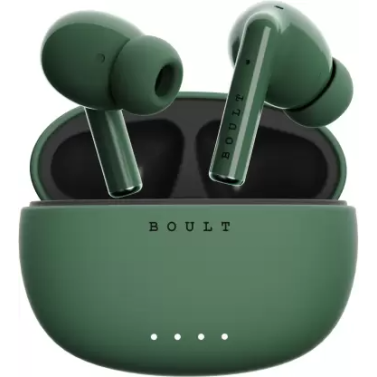 Boult W20 with Zen ENC Mic, 35H Battery Life, Low Latency (Pine Green, True Wireless)