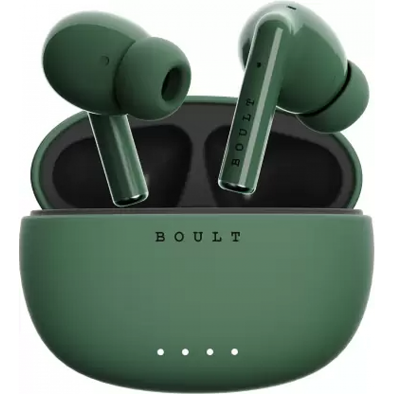 Boult W20 with Zen ENC Mic, 35H Battery Life, Low Latency (Pine Green, True Wireless)