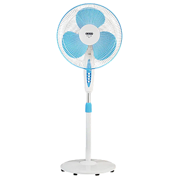 USHA Mist Air Flo 400mm Pedestal Fan (Light Blue), Standard, (13102MAF4022) Pack of 1