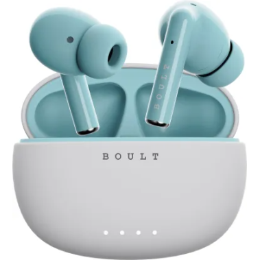 Boult W20 with Zen ENC Mic, 35H Battery Life, Low Latency (Glacier Blue, True Wireless)