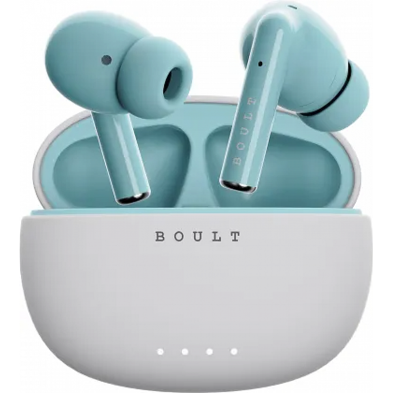 Boult W20 with Zen ENC Mic, 35H Battery Life, Low Latency (Glacier Blue, True Wireless)