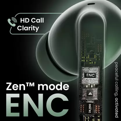 Boult W20 with Zen ENC Mic, 35H Battery Life, Low Latency (Pine Green, True Wireless) Boult W20 with Zen ENC Mic, 35H Battery Life, Low Latency (Pine Green, True Wireless)