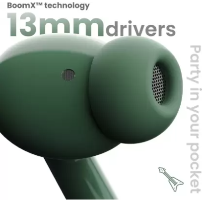Boult W20 with Zen ENC Mic, 35H Battery Life, Low Latency (Pine Green, True Wireless) Boult W20 with Zen ENC Mic, 35H Battery Life, Low Latency (Pine Green, True Wireless)
