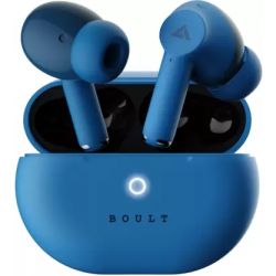 Boult W40 with Quad Mic ENC, 48H Battery Life, Low Latency Gaming, (Denim Blue, True Wireless)