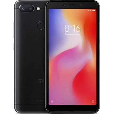 Redmi 6 (Black, 3GB RAM, 64GB Storage) Refurbished-