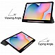 ABOUTTHEFIT for Samsung Galaxy Tab S6 Lite 10.4 2020, Ultra Slim Lightweight Trifold Smart Folio Case Cover