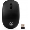 Lapcare Safari Wireless Mouse 3 Button 1600dpi - Blk