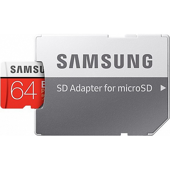 Samsung EVO Plus 64GB microSDXC - UHS-I 100MB/s Full HD & 4K UHD Memory Card with Adapter (MB-MC64HA)