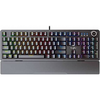 Redgear MK853 Shadow Blade Mechanical Keyboard with Drive Customization Spectrum LED Lights (Black)