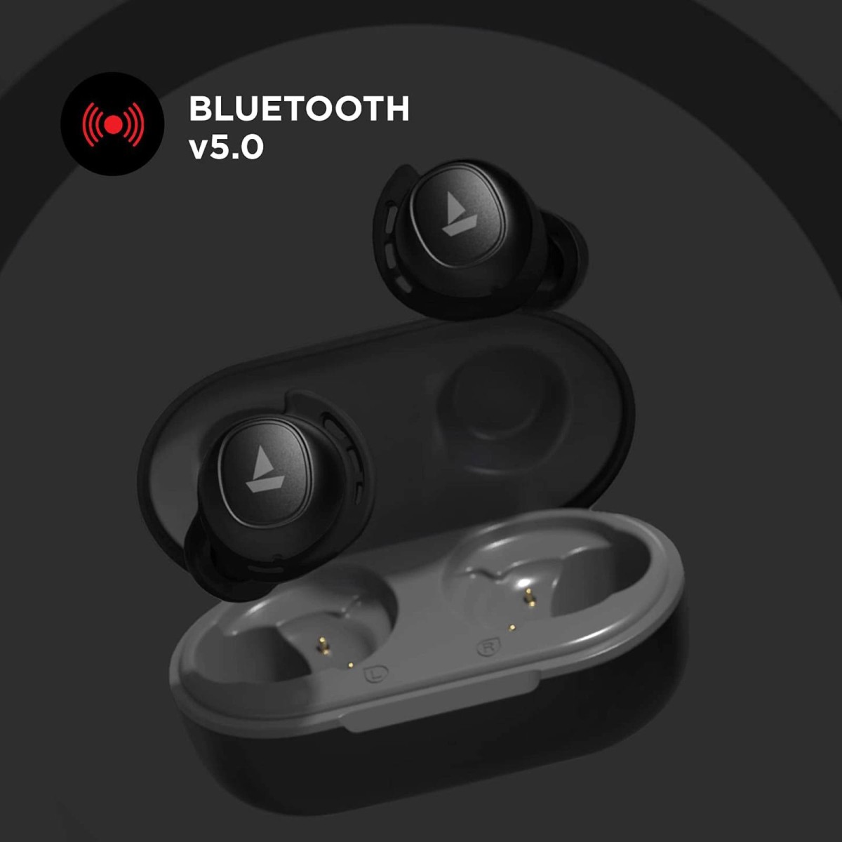 Boat airdopes 441 bluetooth truly wireless in ear earbuds with mic active black