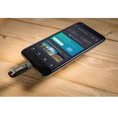 SanDisk SDDDC3-064G-I35 64GB Ultra Dual Drive Go Type-C Pendrive for Mobile Black SanDisk SDDDC3-064G-I35 64GB Ultra Dual Drive Go Type-C Pendrive for Mobile Black