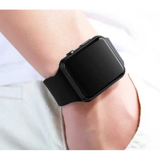 Led Square watch for boys and girls Digital Watch Black