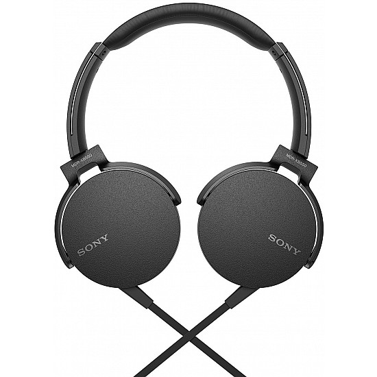 Sony MDR-XB550AP Wired Extra Bass On-Ear Headphones (Black)