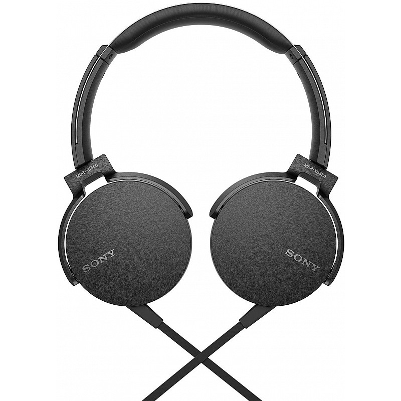 Sony MDR-XB550AP Wired Extra Bass On-Ear Headphones (Black)