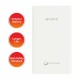 Sony 8700 mAh Power Bank CP-V9 White Lithium Polymer