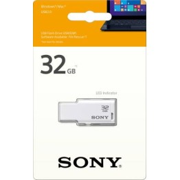 Sony Micro Vault Tiny 32 GB Pen Drive White Sony Micro Vault Tiny 32 GB Pen Drive White