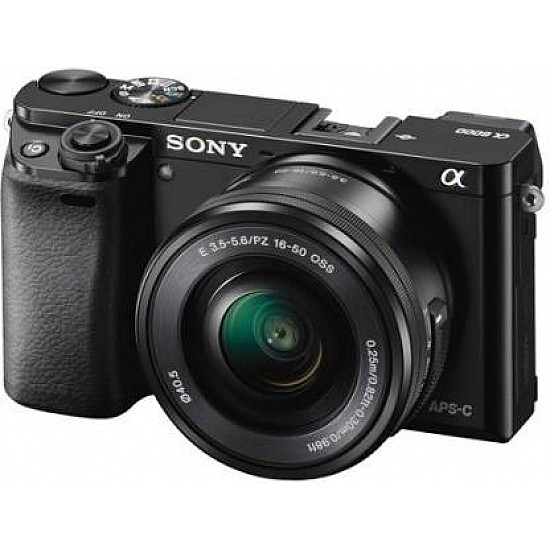 Sony ILCE-6000L/B IN5 Mirrorless Camera Body with Single Lens 16-50mm Lens  (Black) renewed