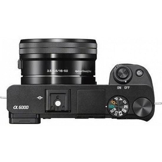 Sony ILCE-6000L/B IN5 Mirrorless Camera Body with Single Lens 16-50mm Lens  (Black) renewed