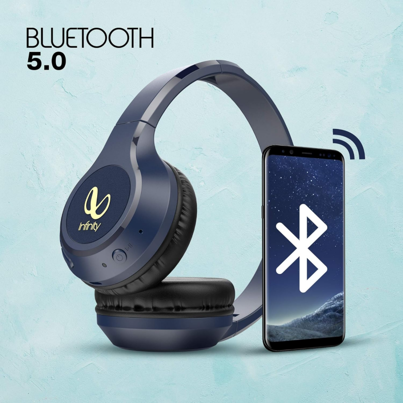 Infinity (JBL) Glide 500 Wireless Headphones (Mystic Blue) Infinity (JBL) Glide 500 Wireless Headphones (Mystic Blue)