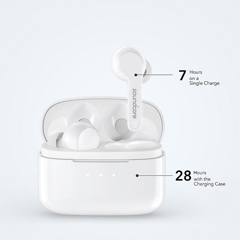 Soundcore by Anker Liberty Air X with Touch Control True Wireless Bluetooth Headset (White, True Wireless)