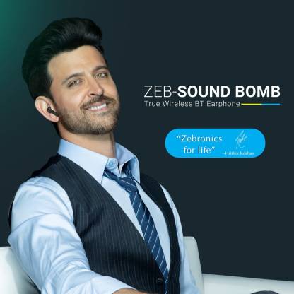 Zebronics Sound Bomb Supporting Bluetooth 5.0 TWS Earphones with Touch Control with Portable Charging case (Red+Black) Zebronics Sound Bomb Supporting Bluetooth 5.0 TWS Earphones with Touch Control with Portable Charging case (Red+Black)