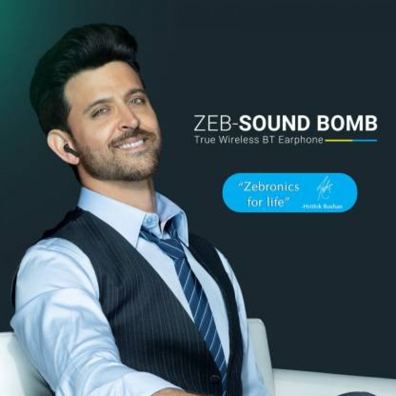 Zebronics Sound Bomb Supporting Bluetooth 5.0 TWS Earphones with Touch Control with Portable Charging case (Red+Black) Zebronics Sound Bomb Supporting Bluetooth 5.0 TWS Earphones with Touch Control with Portable Charging case (Red+Black)