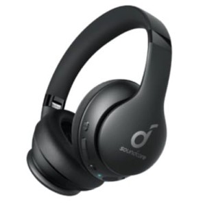 soundcore Anker Q10 Bluetooth Wireless On-Ear Foldable Headphones, 60H Playtime, Premium Soft Touch Design, 40 mm Dynamic Drivers with Deep Bass, Bluetooth 5.0 Dual Connectivity