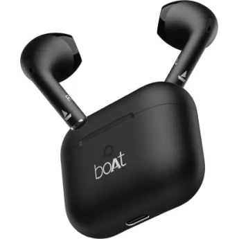 boAt Airdopes Alpha with 35 HRS Playback, 13mm Drivers, Dual Mics (Jet Black, In the Ear)