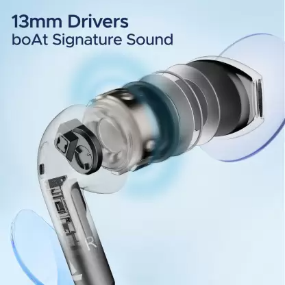 boAt Airdopes Alpha with 35 HRS Playback, 13mm Drivers, Dual Mics (Jet Black, In the Ear) boAt Airdopes Alpha with 35 HRS Playback, 13mm Drivers, Dual Mics (Jet Black, In the Ear)