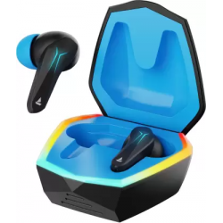 boAt Immortal 128 Bluetooth Headset (Black, Blue, True Wireless)