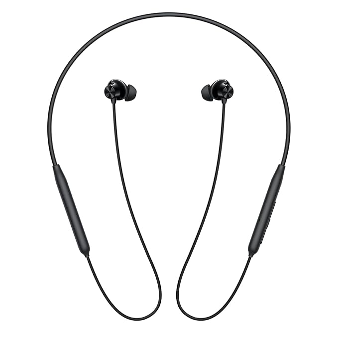 OnePlus Bullets Wireless Z3 in Ear Neckband with 12.4Mm Drivers, 3D Spatial Audio,10 Mins Charge for 27 Hrs Playback, AI Call Noise Cancellation, 4 EQ Preset, , Black