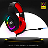 Ant Esports H530 Multi-Platform Pro RGB LED Wired Gaming Headset  (Black - Red)