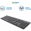 Flipkart SmartBuy KM-206W Wireless Laptop Keyboard  (Matte Black)