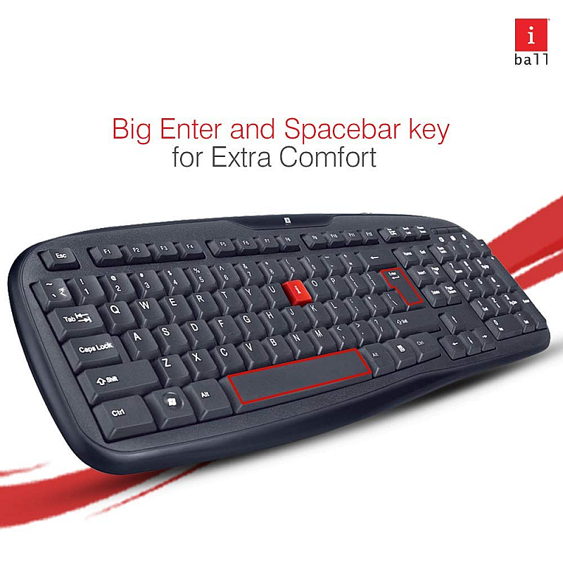 iBall Winner V2.0 Wired USB Desktop Keyboard (Black)